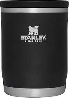 Adventure To-Go Food Jar 18 oz | Vacuum Insulated Thermos Food Container | Wide Mouth Screw On Lid | Packable for Travel | Stainless Steel with Leakproof Lid | BPA-Free | Black Glow
