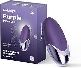 Purple Pleasure Vibrator Sex Toy | Adult Toys for Women | Lay-on Vibrator with 15 Vibration Modes | Vibrating Sexual Pleasure Device | Stimulation Vibrators | Female Wellness Tools