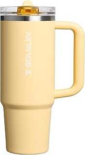 Quencher ProTour Flip Straw Tumbler with Leakproof Lid | Built-In Straw & Handle | Cupholder Compatible for Travel | Insulated Stainless Steel Cup | BPA-Free
