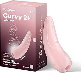 Curvy 2 Connect App Vibrator Sex Toy | Adult Toys for Women | Clitoral Stimulation Vibrator | Vibrating Sexual Pleasure Device | Stimulation Vibrators | Woman Sextoy (Pink)