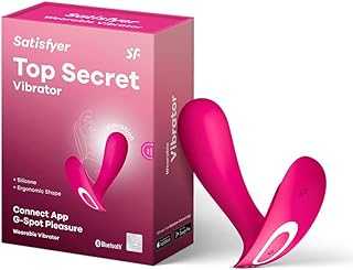 Top Secret Connect App Vibrator Sex Toy | Adult Toys for Women | Wearable Vibrator + APP | Vibrating Sexual Pleasure Device | Stimulation Vibrators | Female Wellness Tools | Woman Sextoy