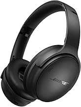 QuietComfort Bluetooth Headphones, Wireless Headphones with Active Over Ear Noise Cancelling and Mic, Deep Bass, Up to 24 Hours of Playtime, Black