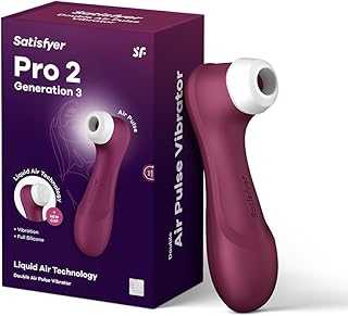 Pro 2 Generation 3 (NO Bluetooth) with Liquid Air Vibrator Sex Toy | Adult Toys for Women | Sucking Clitoral Stimulator | Vibrating Sexual Pleasure Device | Stimulation Vibrators (Wine Red)