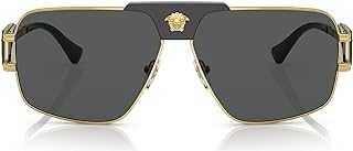 Man Sunglasses Gunmetal Frame, Green Lenses, 63MM