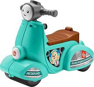 Laugh & Learn Toddler Ride-On Toy, Smart Stages Cruise Along Scooter with Lights Music and Learning for Ages 1 Year and Up
