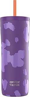Streeterville 2.0 Stainless Steel Tumbler with Straw, 24 oz