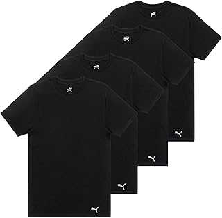 Men's 4 Pack Cotton Crewneck Short Sleeve T-Shirt