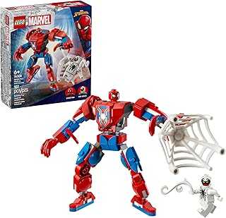Marvel Spider-Man Mech vs. Anti-Venom Building Toy Set - Spider-Man Toy for Kids, Boys and Girls, Ages 6+ - Buildable Action Figure - Superhero Gift for Birthday - 76308