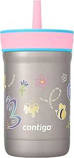 Kids’ Leighton Straw Tumbler with Spill-Proof Lid 12oz Raspberry/Azalea