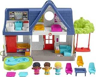 Little People Toddler Learning Toy Friends Together Play House Set with Smart Stages for Pretend Play Kids Ages 1+ Years​