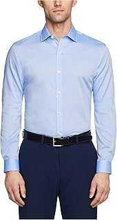 Men's Slim Fit Non Iron Solid Dress Shirt - Amazon Exclusive