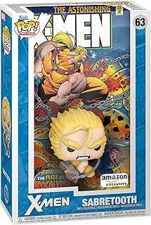 Pop Comic Cover: Marvel - Age of Apocalypse Sabretooth, Amazon Exclusive - Collectable Vinyl Figure - Gift Idea - Official Merchandise - Toys for Kids & Adults