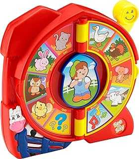 Fisher-Price Little People Toddler Toy See ‘n Say The Farmer Says, Learning Game with Music & Sounds for Kids Ages 18+ Months (Amazon Exclusive)