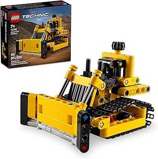 Technic Heavy-Duty Bulldozer Building Set, Kids’ Construction Toy, Vehicle Gift for Boys and Girls Ages 7 and Up, 42163