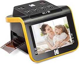 Slide N SCAN Film & Slide Scanner Digitizer with 5” LCD Screen, Quickly Convert Negatives & Slides to Digital 22MP JPEG Photos, Compatible with 135, 126 and 110 Film & Slides