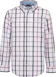 Boys' Long Sleeve Woven Button-down Shirt, Lightweight & Breathable