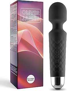 Vibrator Wand for Women | Quiet Vibrating Dildo with 20 Patterns and 8 Speeds for Sexual Pleasure | Adult Sex Toys for Woman and Clit Stimulator Vibrators | Sexy Gifts for Her