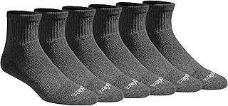 Men's Dri-tech Moisture Control Quarter Socks, Available in M-XXL (6, 12, 18 Pairs)